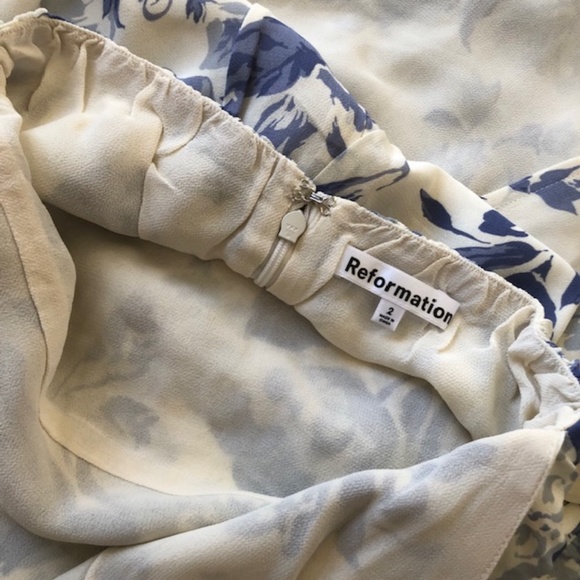 Reformation Ladri Dress Sz2 Lucerne - Picture 5 of 8